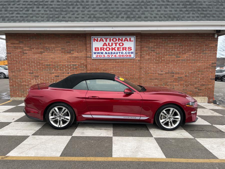2019 Ford Mustang EcoBoost Premium Convertible, available for sale in Waterbury, Connecticut | National Auto Brokers, Inc.. Waterbury, Connecticut 2019 Ford Mustang EcoBoost Premium Convertible, available for sale in Waterbury, Connecticut | National Auto Brokers, Inc.. Waterbury, Connecticut