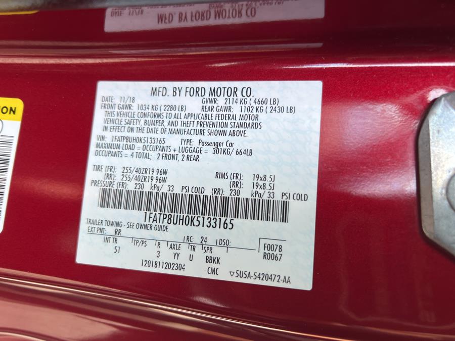 2019 Ford Mustang EcoBoost Premium Convertible, available for sale in Waterbury, Connecticut | National Auto Brokers, Inc.. Waterbury, Connecticut 2019 Ford Mustang EcoBoost Premium Convertible, available for sale in Waterbury, Connecticut | National Auto Brokers, Inc.. Waterbury, Connecticut