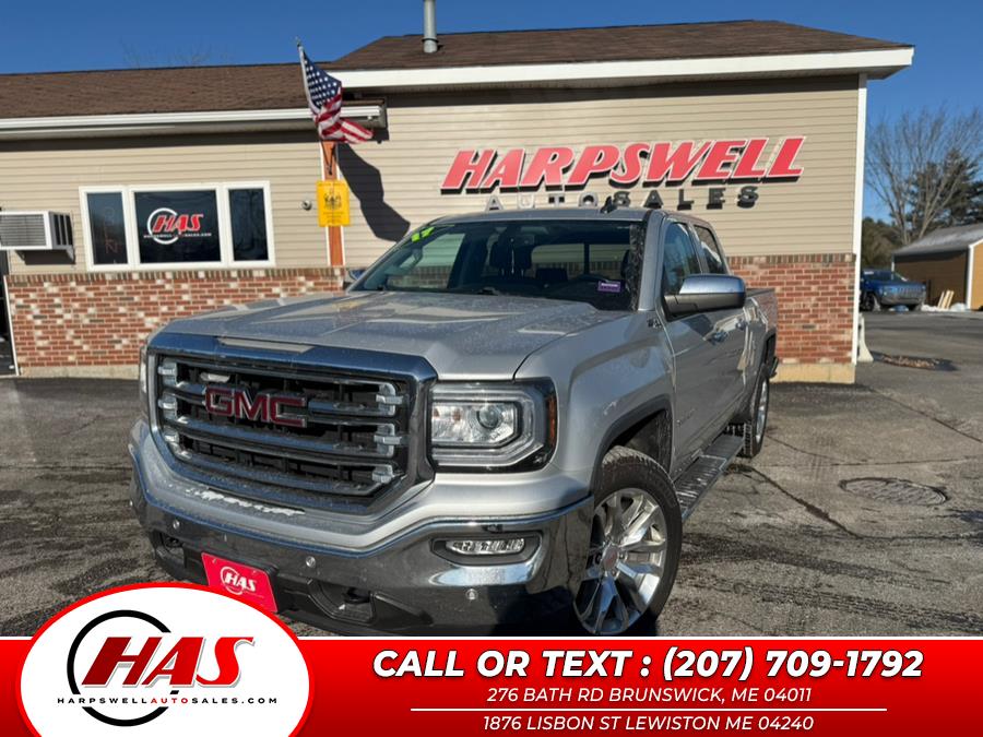 2017 GMC Sierra 1500 4WD Double Cab 143.5" SLT, available for sale in Lewiston, Maine | Harpswell Auto Sales Inc. Lewiston, Maine