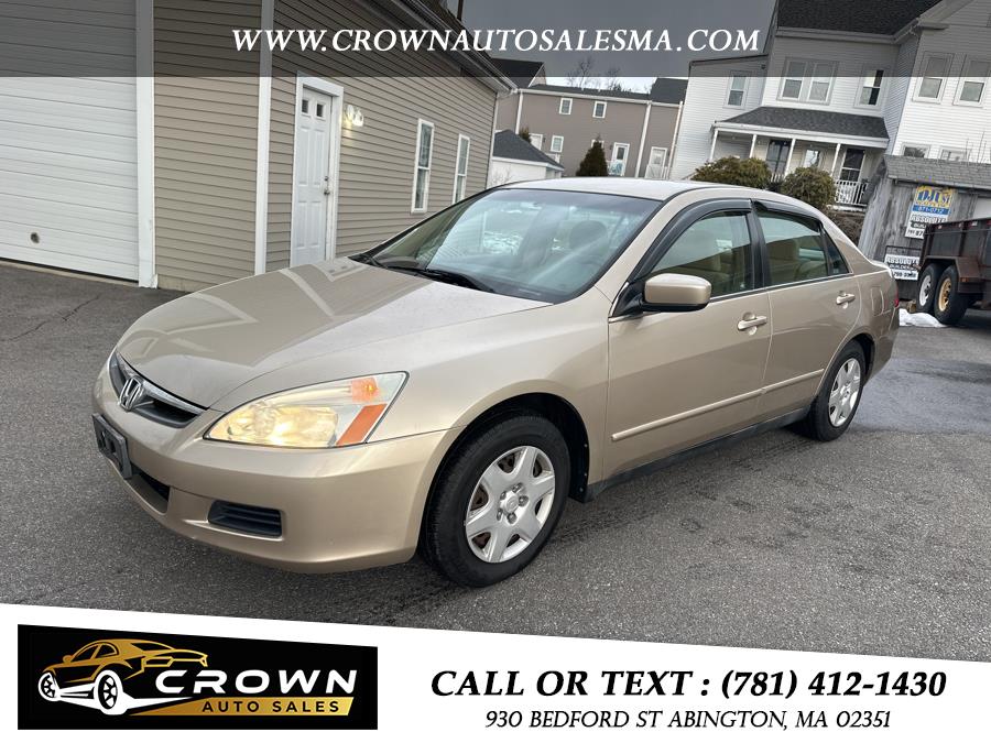 Used 2007 Honda Accord Sdn in Abington, Massachusetts | Crown Auto Sales. Abington, Massachusetts