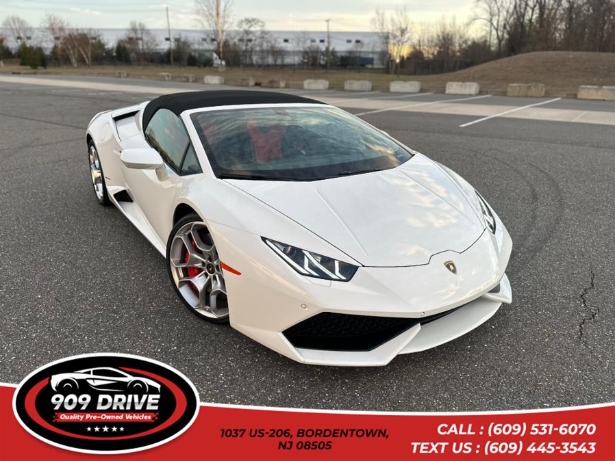 2016 Lamborghini Huracan Awd 2d Convertible Lp 2dr Conv LP 610-4 Spyder AWD, available for sale in BORDENTOWN, New Jersey | 909 Drive. BORDENTOWN, New Jersey 2016 Lamborghini Huracan Awd 2d Convertible Lp 2dr Conv LP 610-4 Spyder AWD, available for sale in BORDENTOWN, New Jersey | 909 Drive. BORDENTOWN, New Jersey