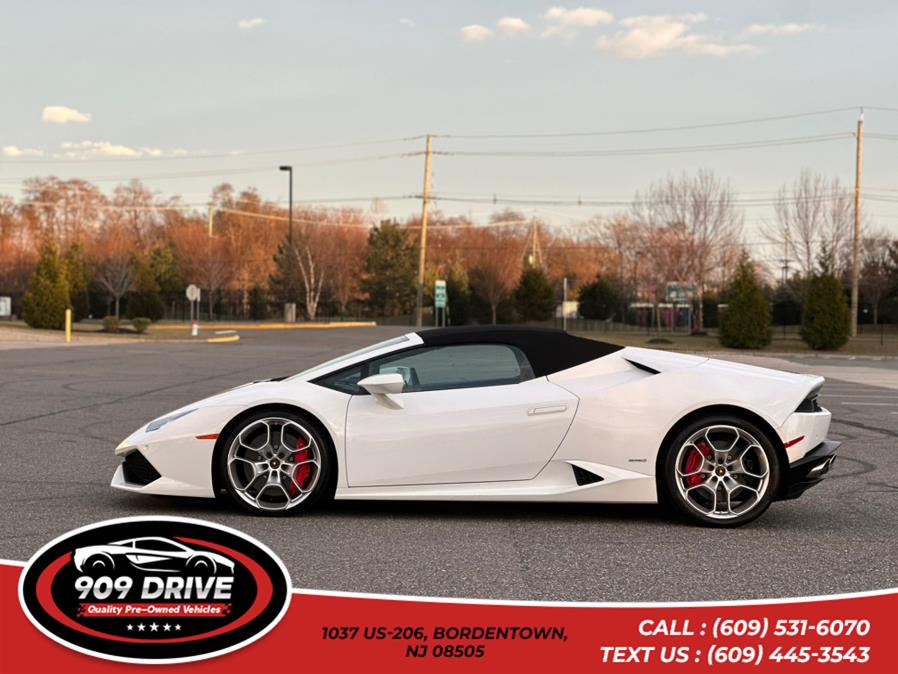 2016 Lamborghini Huracan Awd 2d Convertible Lp 2dr Conv LP 610-4 Spyder AWD, available for sale in BORDENTOWN, New Jersey | 909 Drive. BORDENTOWN, New Jersey 2016 Lamborghini Huracan Awd 2d Convertible Lp 2dr Conv LP 610-4 Spyder AWD, available for sale in BORDENTOWN, New Jersey | 909 Drive. BORDENTOWN, New Jersey