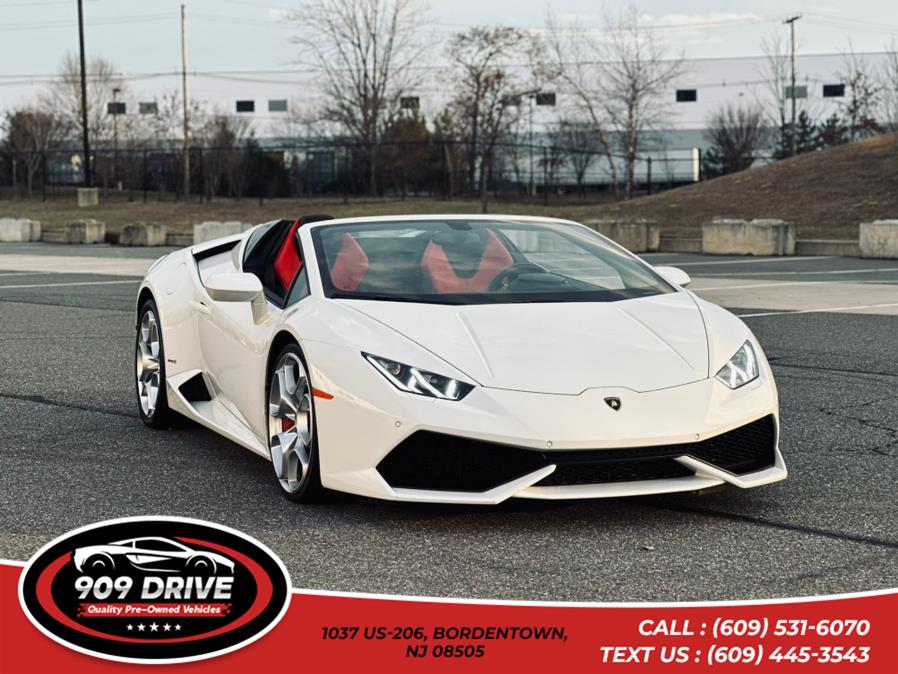 2016 Lamborghini Huracan Awd 2d Convertible Lp 2dr Conv LP 610-4 Spyder AWD, available for sale in BORDENTOWN, New Jersey | 909 Drive. BORDENTOWN, New Jersey 2016 Lamborghini Huracan Awd 2d Convertible Lp 2dr Conv LP 610-4 Spyder AWD, available for sale in BORDENTOWN, New Jersey | 909 Drive. BORDENTOWN, New Jersey