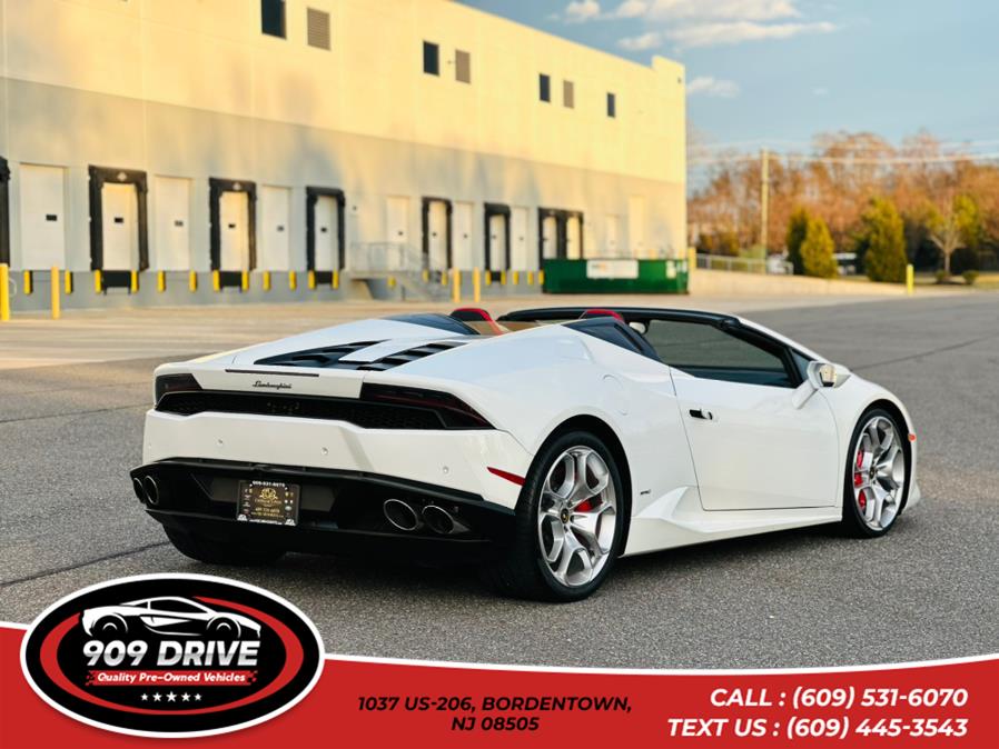 2016 Lamborghini Huracan Awd 2d Convertible Lp 2dr Conv LP 610-4 Spyder AWD, available for sale in BORDENTOWN, New Jersey | 909 Drive. BORDENTOWN, New Jersey 2016 Lamborghini Huracan Awd 2d Convertible Lp 2dr Conv LP 610-4 Spyder AWD, available for sale in BORDENTOWN, New Jersey | 909 Drive. BORDENTOWN, New Jersey