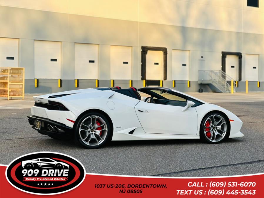2016 Lamborghini Huracan Awd 2d Convertible Lp 2dr Conv LP 610-4 Spyder AWD, available for sale in BORDENTOWN, New Jersey | 909 Drive. BORDENTOWN, New Jersey 2016 Lamborghini Huracan Awd 2d Convertible Lp 2dr Conv LP 610-4 Spyder AWD, available for sale in BORDENTOWN, New Jersey | 909 Drive. BORDENTOWN, New Jersey