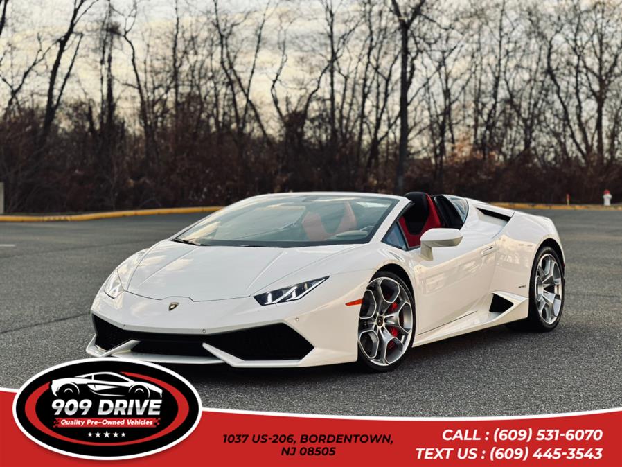 2016 Lamborghini Huracan Awd 2d Convertible Lp 2dr Conv LP 610-4 Spyder AWD, available for sale in BORDENTOWN, New Jersey | 909 Drive. BORDENTOWN, New Jersey 2016 Lamborghini Huracan Awd 2d Convertible Lp 2dr Conv LP 610-4 Spyder AWD, available for sale in BORDENTOWN, New Jersey | 909 Drive. BORDENTOWN, New Jersey