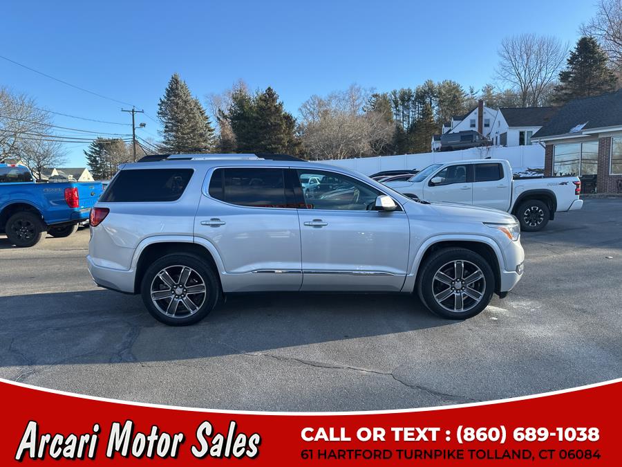 2018 GMC Acadia AWD 4dr Denali, available for sale in Tolland, Connecticut | Arcari Motor Sales. Tolland, Connecticut 2018 GMC Acadia AWD 4dr Denali, available for sale in Tolland, Connecticut | Arcari Motor Sales. Tolland, Connecticut