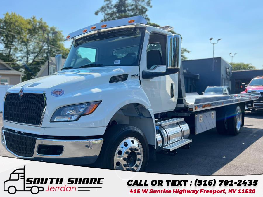 2025 International MV RollBack Carrier Jerr-dan XLP 22' Aluminum Rollback Carrier, available for sale in Freeport, New York | South Shore Jerrdan. Freeport, New York 2025 International MV RollBack Carrier Jerr-dan XLP 22' Aluminum Rollback Carrier, available for sale in Freeport, New York | South Shore Jerrdan. Freeport, New York