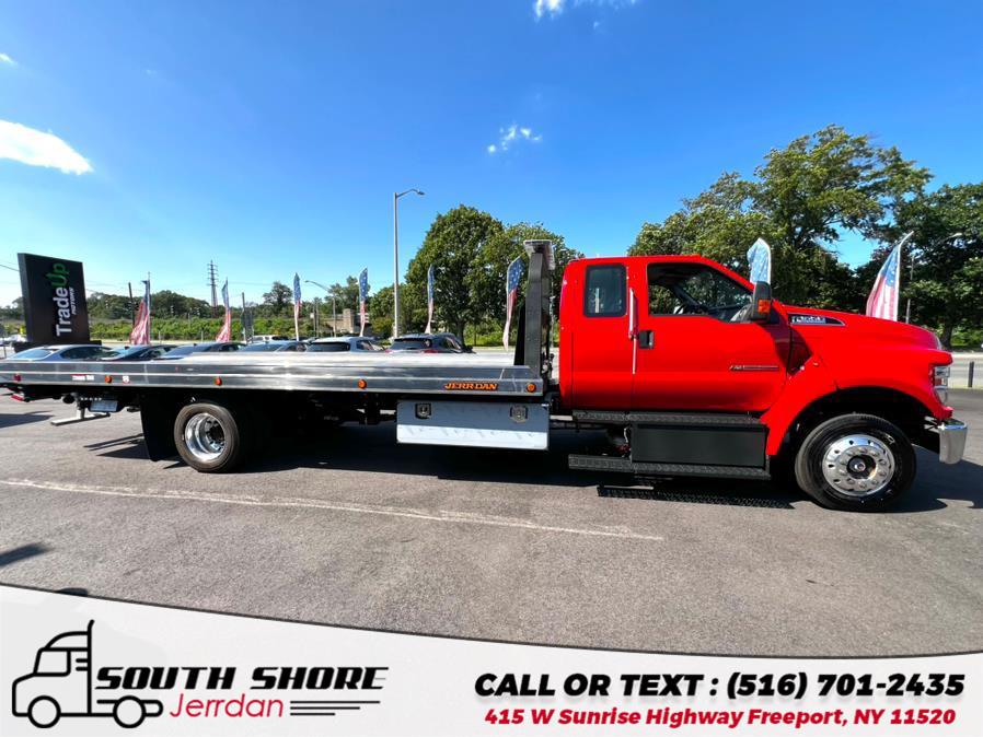 2024 Ford F-650 Super Cab RollBack Carrier Jerr-dan XLP 22' Aluminum Rollback Carrier, available for sale in Freeport, New York | South Shore Jerrdan. Freeport, New York 2024 Ford F-650 Super Cab RollBack Carrier Jerr-dan XLP 22' Aluminum Rollback Carrier, available for sale in Freeport, New York | South Shore Jerrdan. Freeport, New York