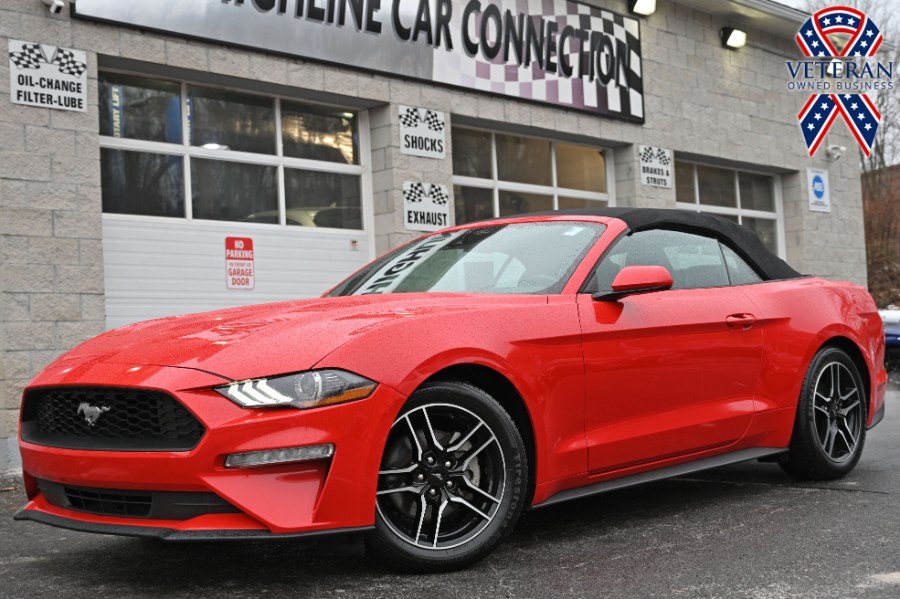 2022 Ford Mustang EcoBoost Premium Convertible, available for sale in Waterbury, Connecticut | Highline Car Connection. Waterbury, Connecticut