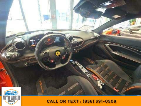 2022 Ferrari F8 Tributo Coupe, available for sale in Delran, New Jersey | Auto World.com Inc. Delran, New Jersey 2022 Ferrari F8 Tributo Coupe, available for sale in Delran, New Jersey | Auto World.com Inc. Delran, New Jersey