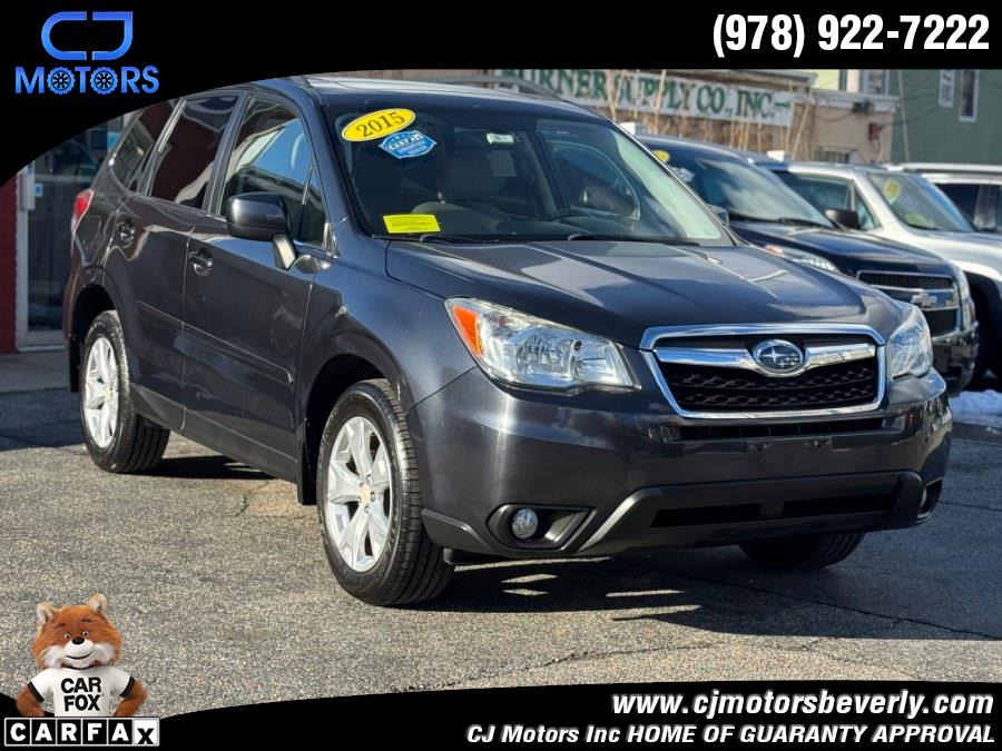 2015 Subaru Forester 4dr CVT 2.5i Limited PZEV, available for sale in Beverly, Massachusetts | CJ Motors Inc. Beverly, Massachusetts 2015 Subaru Forester 4dr CVT 2.5i Limited PZEV, available for sale in Beverly, Massachusetts | CJ Motors Inc. Beverly, Massachusetts