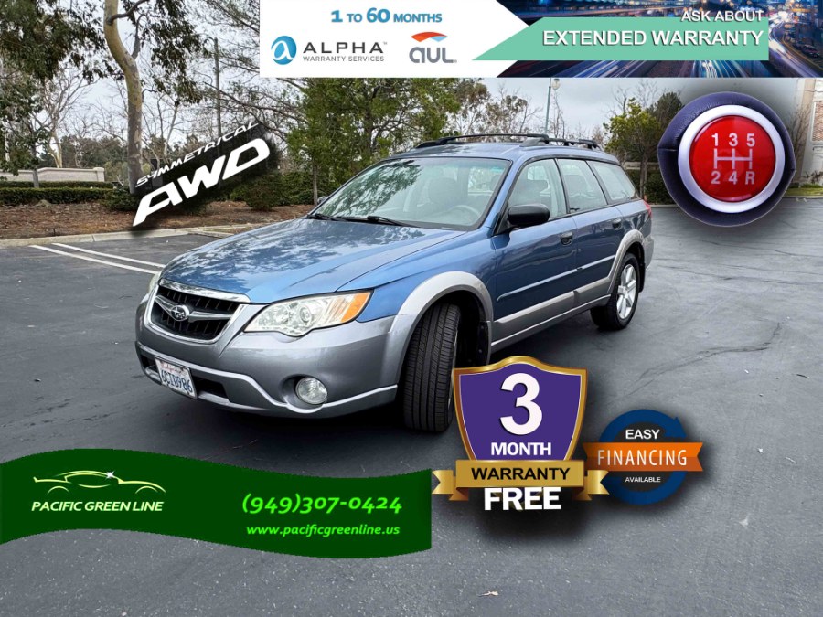 2008 Subaru Outback (Natl) 4dr H4 Man 2.5i, available for sale in Lake Forest, California | Pacific Green Line. Lake Forest, California 2008 Subaru Outback (Natl) 4dr H4 Man 2.5i, available for sale in Lake Forest, California | Pacific Green Line. Lake Forest, California