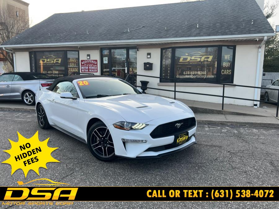 2020 Ford Mustang EcoBoost Premium Convertible, available for sale in Commack, New York | DSA Motor Sports Corp. Commack, New York