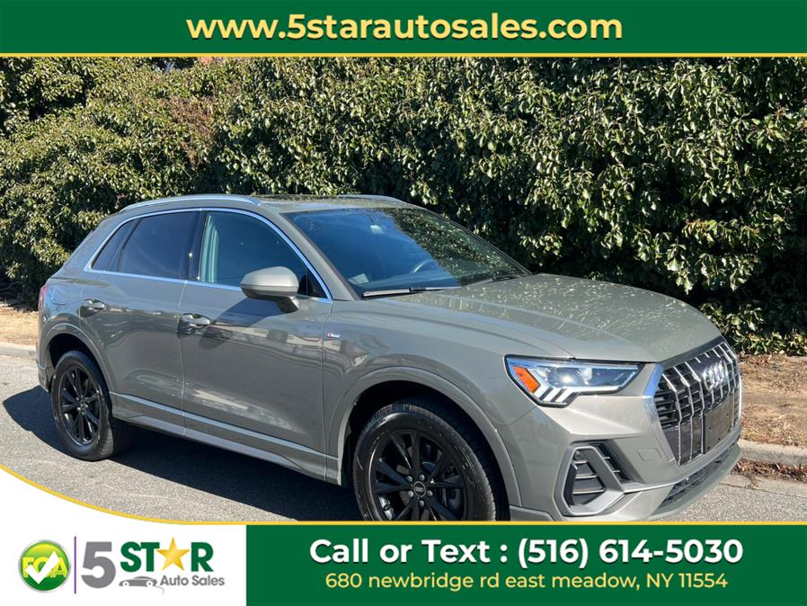 2023 Audi Q3 S line Premium 45 TFSI quattro, available for sale in East Meadow, New York | 5 Star Auto Sales Inc. East Meadow, New York 2023 Audi Q3 S line Premium 45 TFSI quattro, available for sale in East Meadow, New York | 5 Star Auto Sales Inc. East Meadow, New York