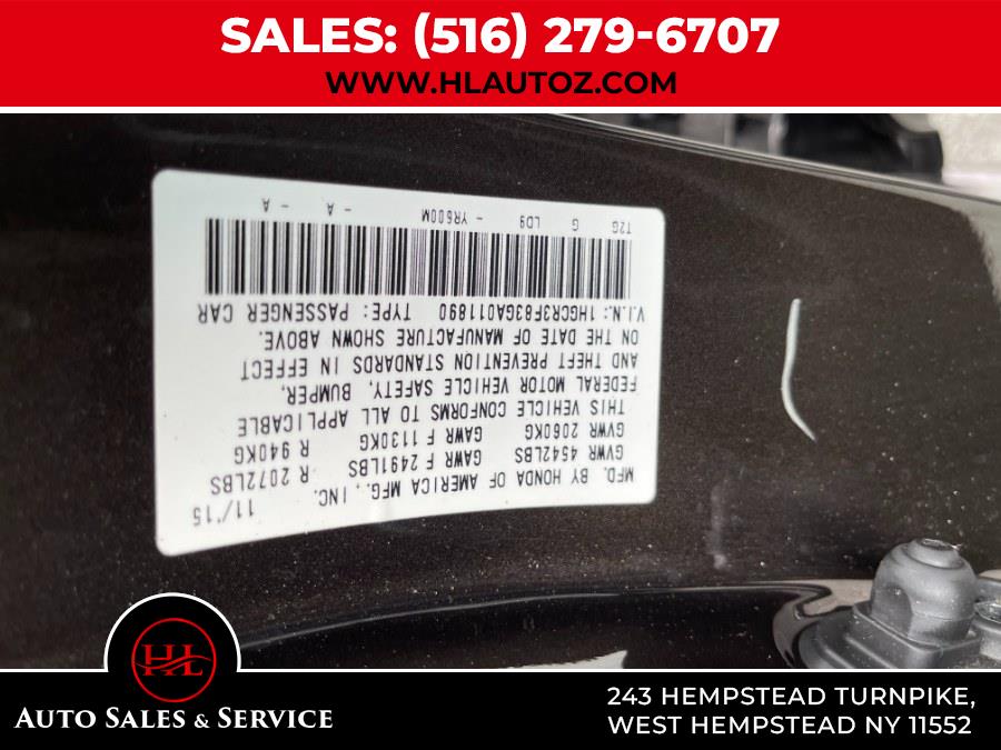 2016 Honda Accord Sedan 4dr V6 Auto EX-L, available for sale in West Hempstead, New York | HL Auto Sales and Service LLC. West Hempstead, New York 2016 Honda Accord Sedan 4dr V6 Auto EX-L, available for sale in West Hempstead, New York | HL Auto Sales and Service LLC. West Hempstead, New York