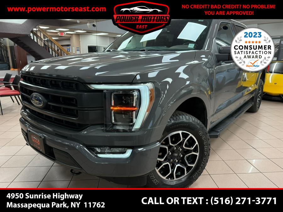 2021 Ford F-150 LARIAT 4WD SuperCrew 5.5'' Box, available for sale in Massapequa Park, New York | Power Motors East. Massapequa Park, New York