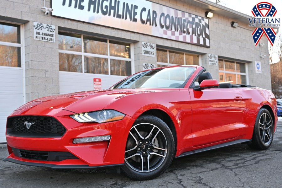 2023 Ford Mustang EcoBoost Premium Convertible, available for sale in Waterbury, Connecticut | Highline Car Connection. Waterbury, Connecticut