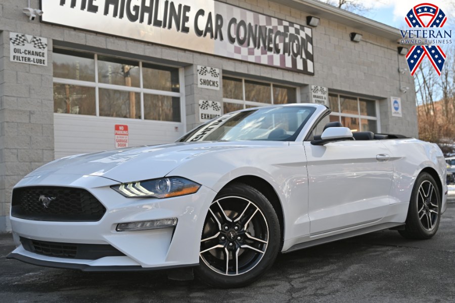 2022 Ford Mustang EcoBoost Premium Convertible, available for sale in Waterbury, Connecticut | Highline Car Connection. Waterbury, Connecticut