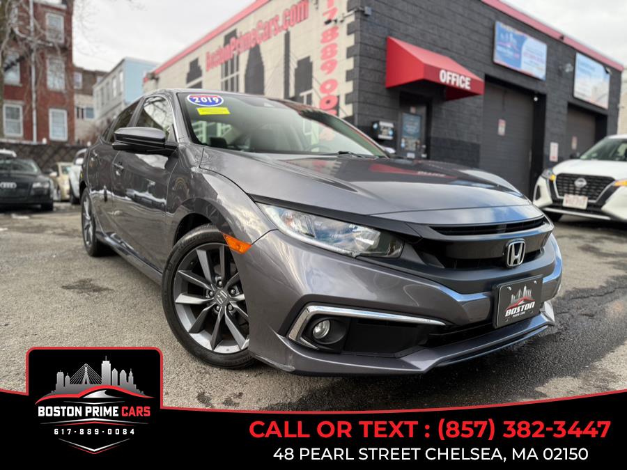 2019 Honda Civic Sedan EX CVT, available for sale in Chelsea, Massachusetts | Boston Prime Cars Inc. Chelsea, Massachusetts