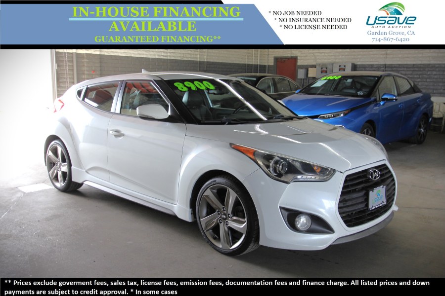 2013 Hyundai Veloster 3dr Cpe Man Turbo w/Black Int, available for sale in Garden Grove, California | U Save Auto Auction. Garden Grove, California 2013 Hyundai Veloster 3dr Cpe Man Turbo w/Black Int, available for sale in Garden Grove, California | U Save Auto Auction. Garden Grove, California