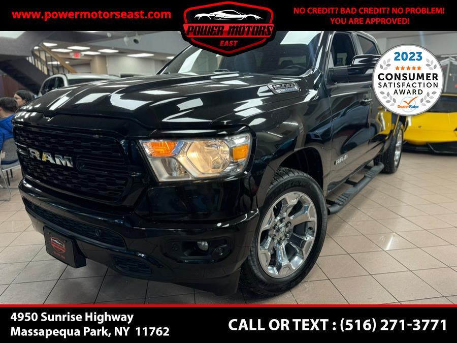 2022 Ram 1500 Big Horn 4x4 Crew Cab 5''7" Box, available for sale in Massapequa Park, New York | Power Motors East. Massapequa Park, New York