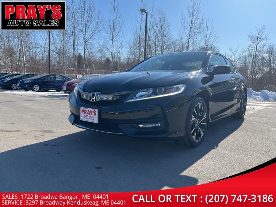 Used 2017 Honda Accord Coupe in Bangor , Maine | Pray's Auto Sales . Bangor , Maine