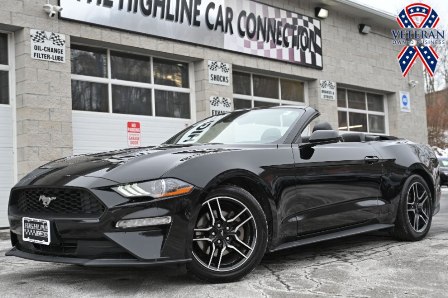 2022 Ford Mustang EcoBoost Premium Convertible, available for sale in Waterbury, Connecticut | Highline Car Connection. Waterbury, Connecticut