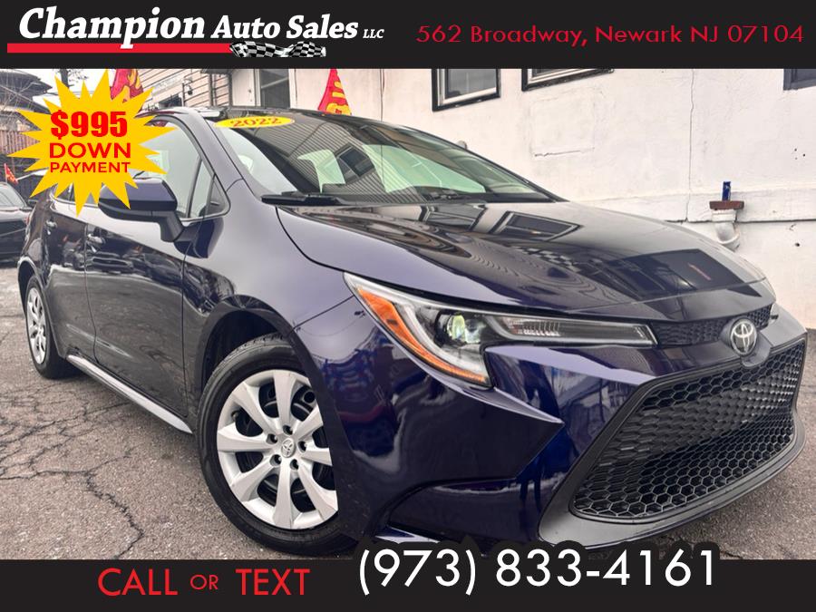 2022 Toyota Corolla LE CVT (Natl), available for sale in Newark, New Jersey | Champion Auto Sales. Newark, New Jersey