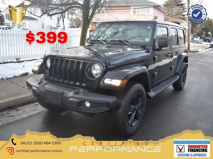 2022 Jeep Wrangler Unlimited Sahara Altitude, available for sale in Valley Stream, New York | Certified Performance Motors. Valley Stream, New York