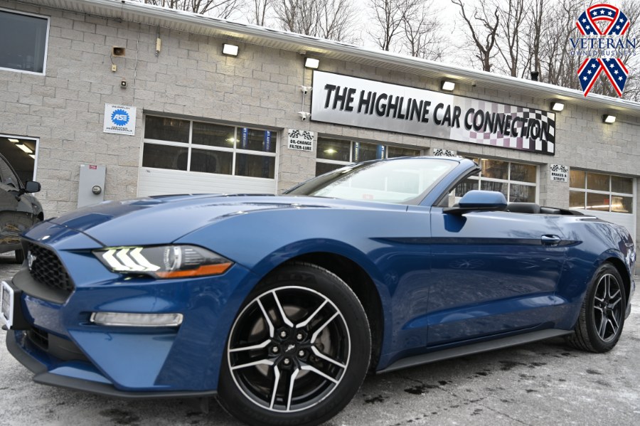 2022 Ford Mustang EcoBoost Premium Convertible, available for sale in Waterbury, Connecticut | Highline Car Connection. Waterbury, Connecticut