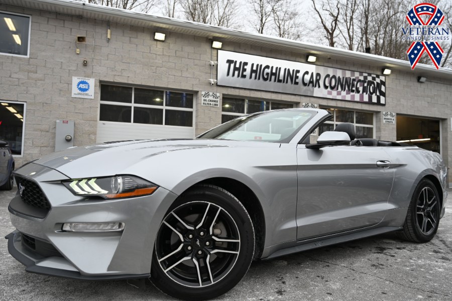 2020 Ford Mustang EcoBoost Premium Convertible, available for sale in Waterbury, Connecticut | Highline Car Connection. Waterbury, Connecticut