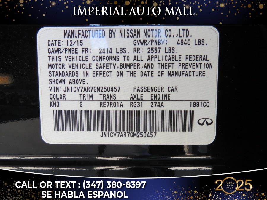 2016 INFINITI Q50 4dr Sdn 2.0t Premium AWD, available for sale in Brooklyn, New York | Imperial Auto Mall. Brooklyn, New York 2016 INFINITI Q50 4dr Sdn 2.0t Premium AWD, available for sale in Brooklyn, New York | Imperial Auto Mall. Brooklyn, New York
