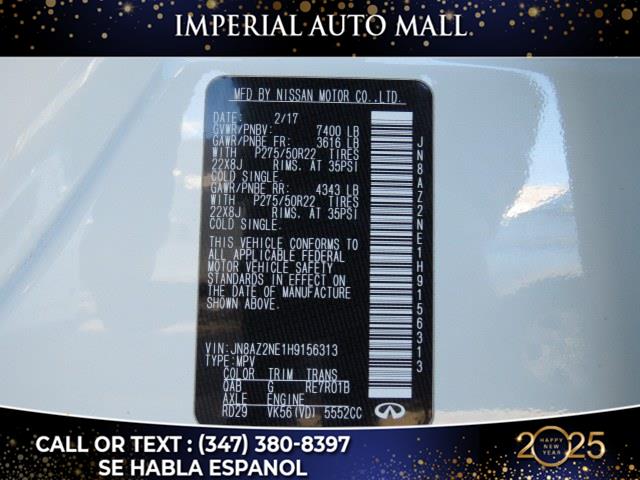 2017 INFINITI QX80 AWD Signature Edition, available for sale in Brooklyn, New York | Imperial Auto Mall. Brooklyn, New York 2017 INFINITI QX80 AWD Signature Edition, available for sale in Brooklyn, New York | Imperial Auto Mall. Brooklyn, New York