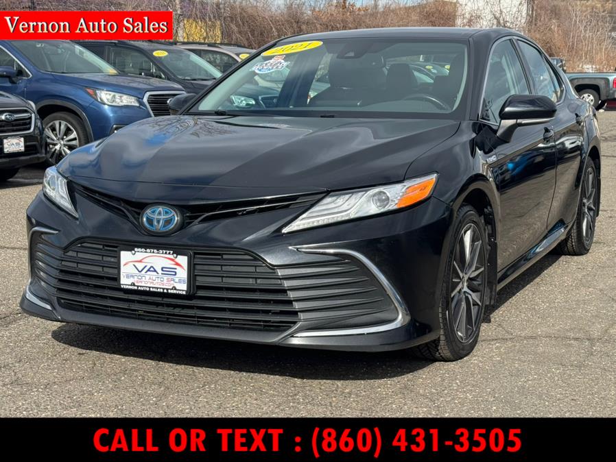 2021 Toyota Camry Hybrid XLE CVT (Natl), available for sale in Manchester, Connecticut | Vernon Auto Sale & Service. Manchester, Connecticut