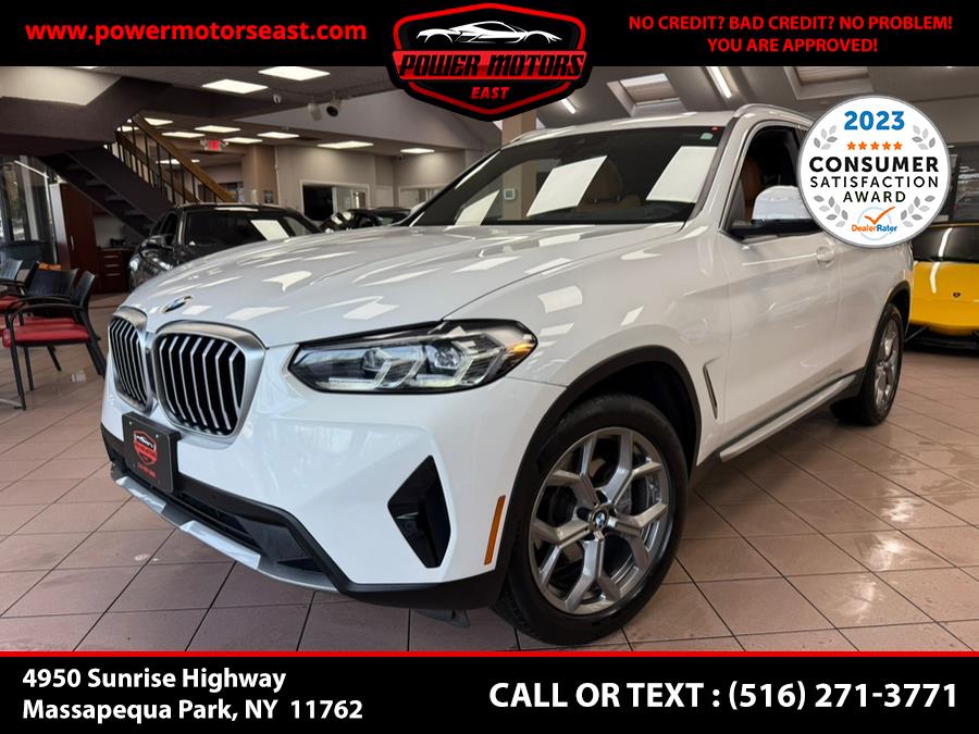 2022 BMW X3 xDrive30i Sports Activity Vehicle, available for sale in Massapequa Park, New York | Power Motors East. Massapequa Park, New York