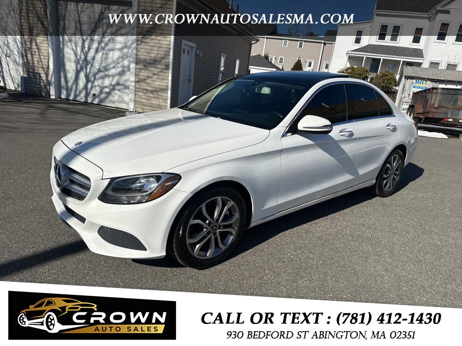 2017 Mercedes-Benz C-Class C 300 Sedan with Sport Pkg, available for sale in Abington, Massachusetts | Crown Auto Sales. Abington, Massachusetts