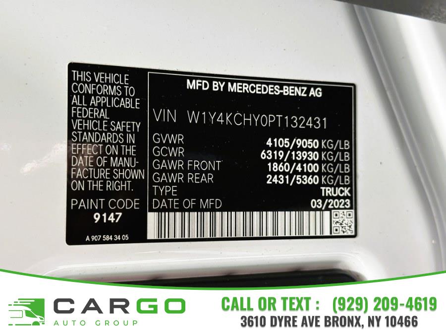 2023 Mercedes-Benz Sprinter Cargo Van 2500 High Roof I4 Diesel 170" RWD, available for sale in Bronx, New York | Cargo Auto Group LLC. Bronx, New York 2023 Mercedes-Benz Sprinter Cargo Van 2500 High Roof I4 Diesel 170" RWD, available for sale in Bronx, New York | Cargo Auto Group LLC. Bronx, New York