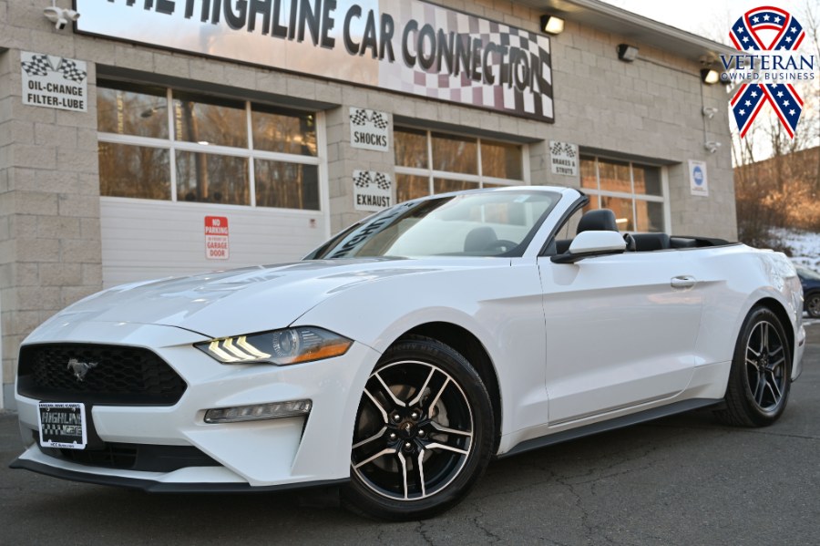 2022 Ford Mustang EcoBoost Premium Convertible, available for sale in Waterbury, Connecticut | Highline Car Connection. Waterbury, Connecticut