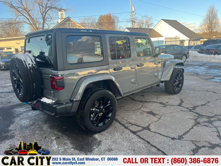 2023 Jeep Wrangler 4xe Sahara 4x4, available for sale in East Windsor, Connecticut | Car City LLC. East Windsor, Connecticut 2023 Jeep Wrangler 4xe Sahara 4x4, available for sale in East Windsor, Connecticut | Car City LLC. East Windsor, Connecticut