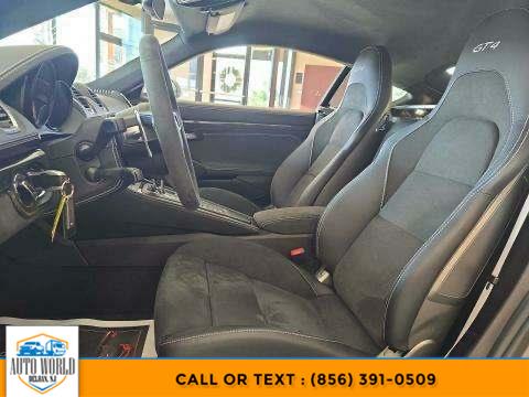 2023 Porsche 718 Cayman GT4 Coupe, available for sale in Delran, New Jersey | Auto World.com Inc. Delran, New Jersey 2023 Porsche 718 Cayman GT4 Coupe, available for sale in Delran, New Jersey | Auto World.com Inc. Delran, New Jersey