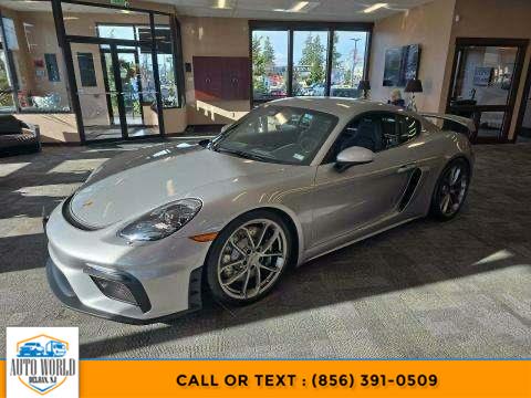 2023 Porsche 718 Cayman GT4 Coupe, available for sale in Delran, New Jersey | Auto World.com Inc. Delran, New Jersey 2023 Porsche 718 Cayman GT4 Coupe, available for sale in Delran, New Jersey | Auto World.com Inc. Delran, New Jersey