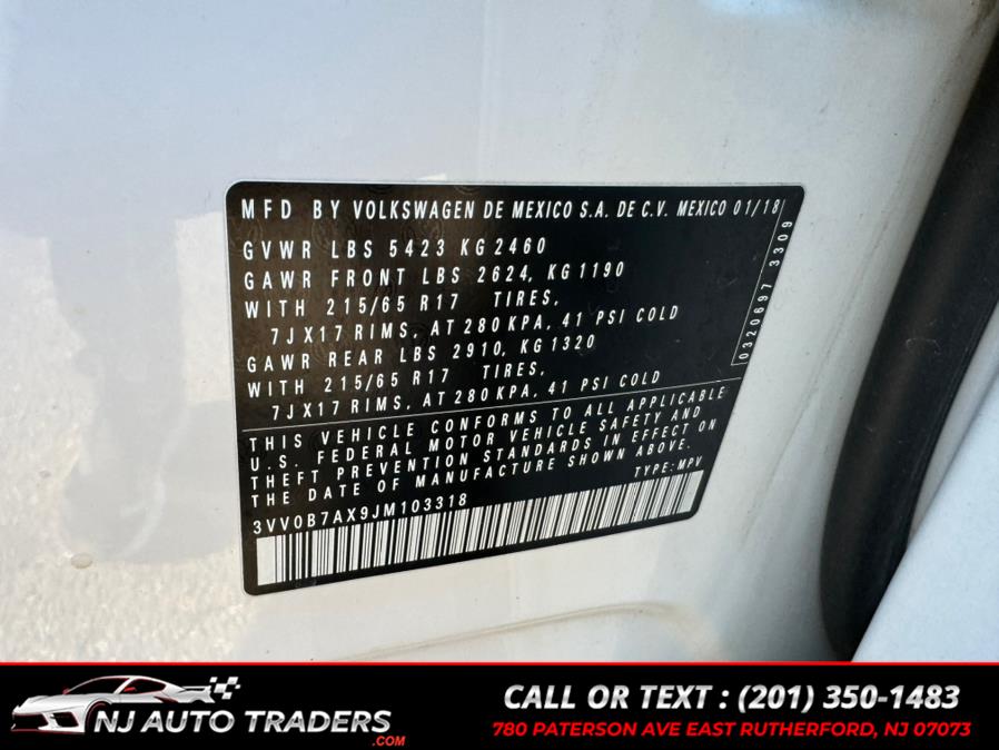 2018 Volkswagen Tiguan 2.0T S 4MOTION, available for sale in East Rutherford, New Jersey | NJ Auto Traders. East Rutherford, New Jersey 2018 Volkswagen Tiguan 2.0T S 4MOTION, available for sale in East Rutherford, New Jersey | NJ Auto Traders. East Rutherford, New Jersey