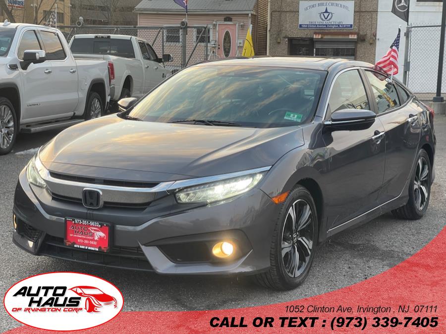 2016 Honda Civic Sedan 4dr CVT Touring, available for sale in Irvington , New Jersey | Auto Haus of Irvington Corp. Irvington , New Jersey