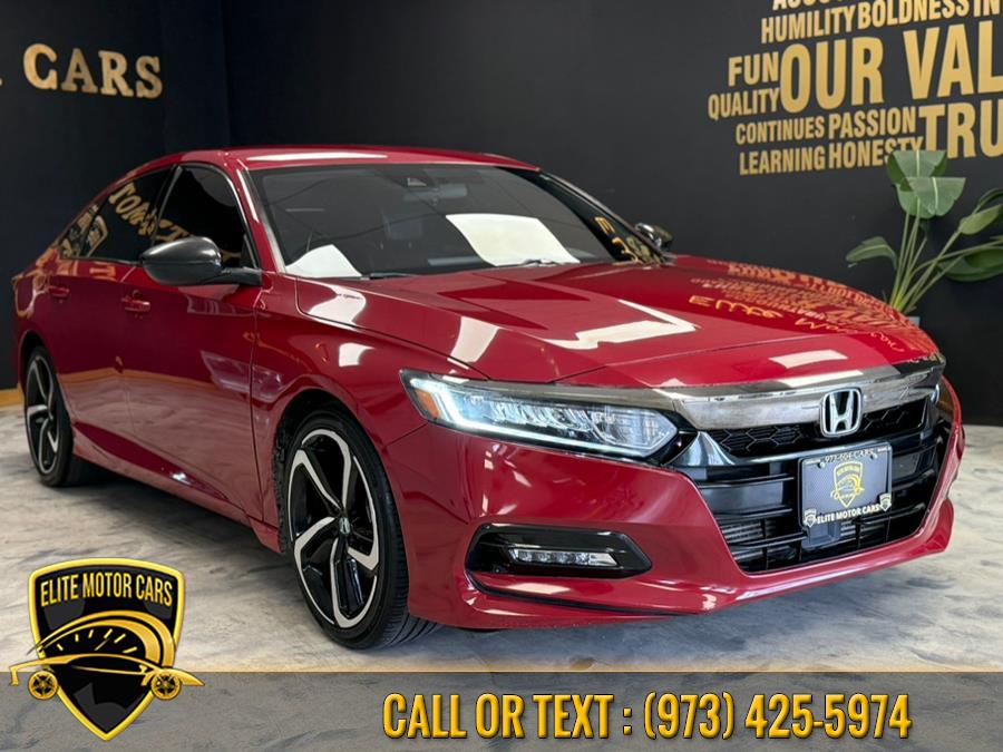 2018 Honda Accord Sedan Sport 1.5T CVT, available for sale in Newark, New Jersey | Elite Motor Cars. Newark, New Jersey 2018 Honda Accord Sedan Sport 1.5T CVT, available for sale in Newark, New Jersey | Elite Motor Cars. Newark, New Jersey