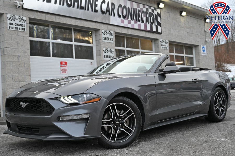 2022 Ford Mustang EcoBoost Premium Convertible, available for sale in Waterbury, Connecticut | Highline Car Connection. Waterbury, Connecticut