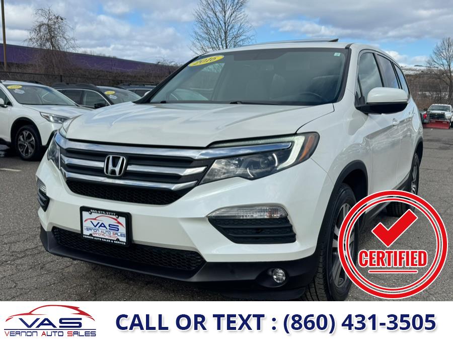 2016 Honda Pilot AWD 4dr EX-L w/RES, available for sale in Manchester, Connecticut | Vernon Auto Sale & Service. Manchester, Connecticut