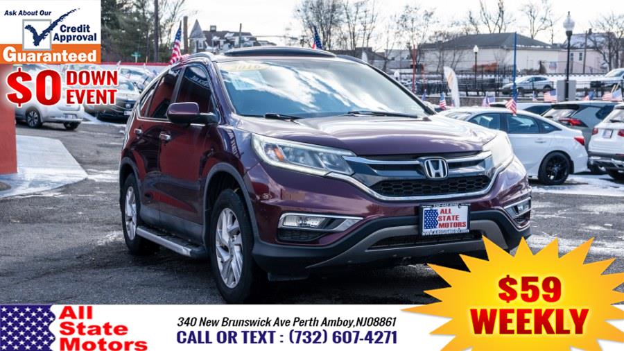 2016 Honda CR-V AWD 5dr EX-L, available for sale in Perth Amboy, New Jersey | All State Motor Inc. Perth Amboy, New Jersey 2016 Honda CR-V AWD 5dr EX-L, available for sale in Perth Amboy, New Jersey | All State Motor Inc. Perth Amboy, New Jersey
