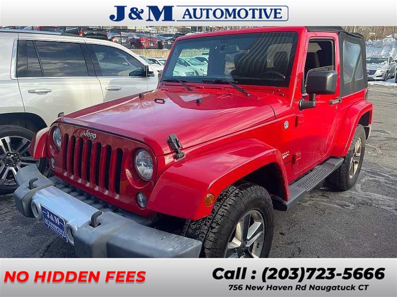 2015 Jeep Wrangler Sahara, available for sale in Naugatuck, Connecticut | J&M Automotive Sls&Svc LLC. Naugatuck, Connecticut