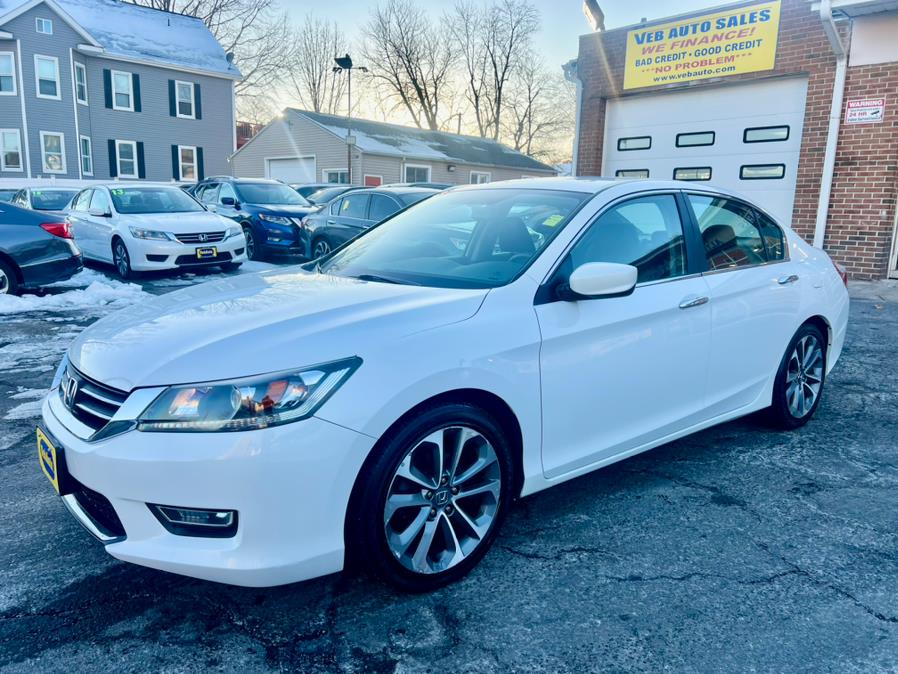 2013 Honda Accord Sdn 4dr I4 CVT Sport, available for sale in Hartford, Connecticut | VEB Auto Sales. Hartford, Connecticut